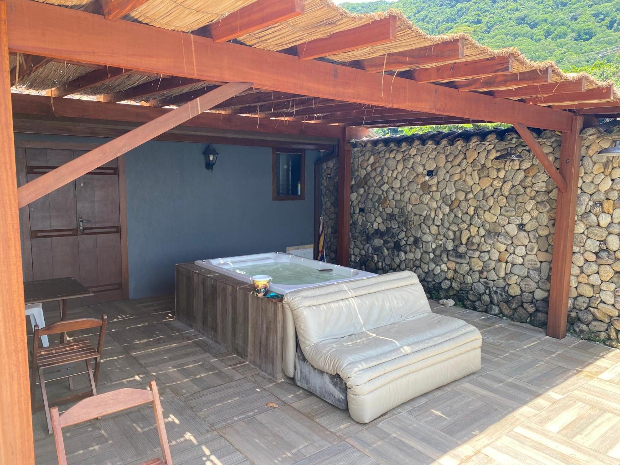 Deck Da Villa Pousada Ubatuba Exterior photo
